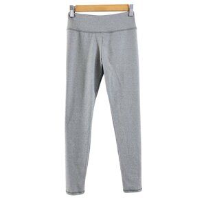 Jala Womens Leggings Gathered Heathered Gray Size XS
